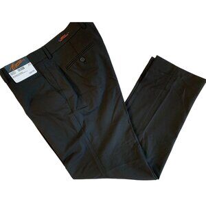 Egara Mens Skinny Fit Stretch Separates Jet Black Dress Pants Size 36x30 7821
